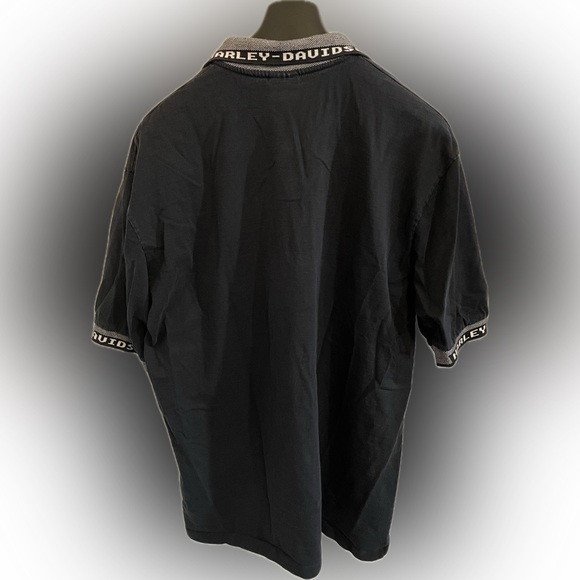 Vintage Harley Davidson Golf Tee/Poli T-Shirt Men’s XL - Picture 2 of 3